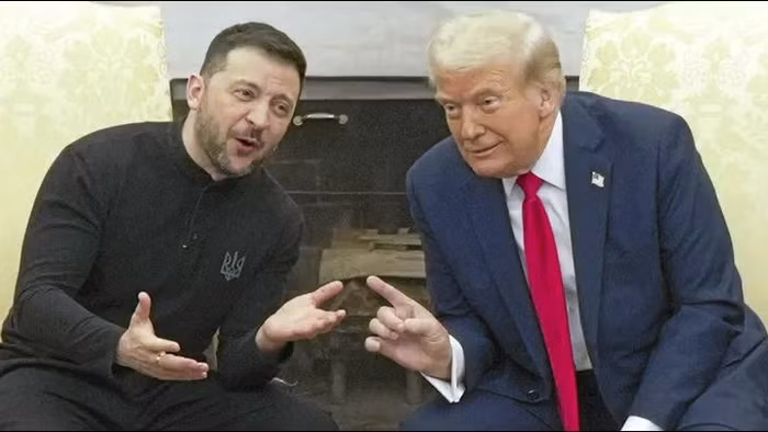 Ông Zelensky và Tổng thống Trump.