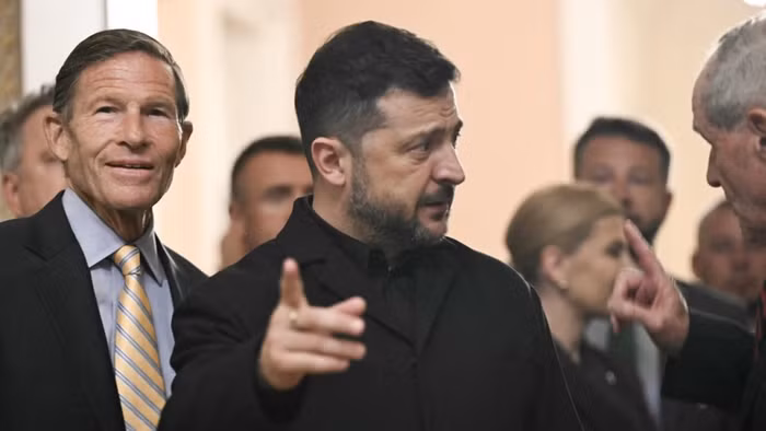 Tổng thống Ukraine Volodymyr Zelensky.