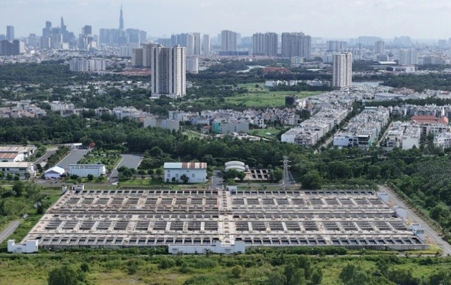 Nhà máy xử lý nước thải Bình Hưng là nhà máy xử lý nước thải lớn nhất Việt Nam.