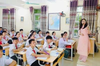 Giờ học tại Trường THCS Hà Lộc (phường Phú Thọ, Phú Thọ). Ảnh: NTCC