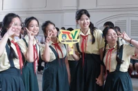 Học sinh Trường THCS Trưng Vương (TP Đà Nẵng) tham gia Chương trình giáo dục “Muôn ánh sao vàng” tại Bảo tàng Đà Nẵng. Ảnh: Bảo tàng Đà Nẵng