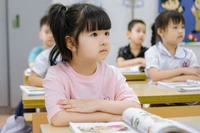 Chủ trương về sách giáo khoa thống nhất và miễn phí từ năm 2030 là điểm nhấn thể hiện tính nhân văn, công bằng. Ảnh: Thiệu Vũ