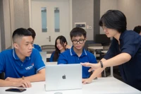 Sinh viên Trường Đại học Khoa học và Công nghệ Hà Nội. 