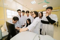 Giờ học tại Trường Đại học Thủy lợi. Ảnh: NTCC