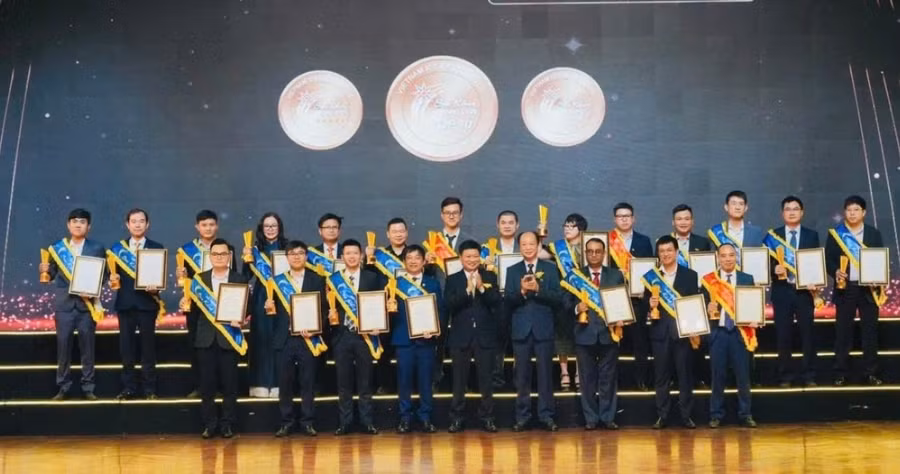 Trường Đại học Công nghệ Thông tin và Truyền thông là trường đại học duy nhất chiến thắng ở hai hạng mục giải thưởng Sao Khuê 2025.