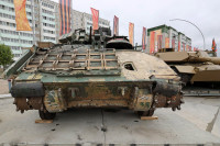 Cối tự hành hàng hiếm 2S34 Hosta hạ gục M2 Bradley