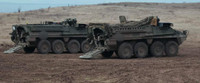 Lính dù Lviv trình làng xe bọc thép chở quân Stryker