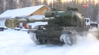 Pháo tự hành 2S35 Koalitsiya-SV trở thành robot chiến đấu
