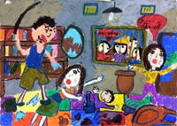 Lăng kính trẻ thơ về phòng, chống bạo lực gia đình ảnh 4 Lăng kính trẻ thơ về phòng, chống bạo lực gia đình ảnh 4