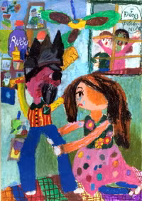 Những bức tranh chan nước mắt về phòng, chống bạo lực gia đình ảnh 3