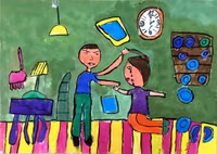 Lăng kính trẻ thơ về phòng, chống bạo lực gia đình ảnh 8 Lăng kính trẻ thơ về phòng, chống bạo lực gia đình ảnh 8