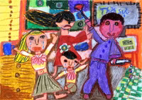 Lăng kính trẻ thơ về phòng, chống bạo lực gia đình ảnh 21 Lăng kính trẻ thơ về phòng, chống bạo lực gia đình ảnh 21