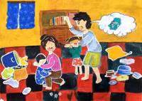 Lăng kính trẻ thơ về phòng, chống bạo lực gia đình ảnh 7 Lăng kính trẻ thơ về phòng, chống bạo lực gia đình ảnh 7