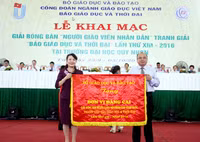 Khai mạc Giải bóng bàn “Người giáo viên nhân dân” tranh giải “Báo GD&TĐ” toàn quốc ảnh 3