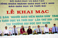 Khai mạc Giải bóng bàn “Người giáo viên nhân dân” tranh giải “Báo GD&TĐ” toàn quốc ảnh 5