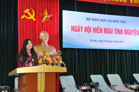 Bộ GD&ĐT tổ chức ngày hiến máu tình nguyện ảnh 2 Bộ GD&ĐT tổ chức ngày hiến máu tình nguyện ảnh 2