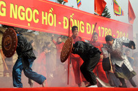 Hội gò Đống Đa tưng bừng khí thế thắng ngoại xâm ảnh 9