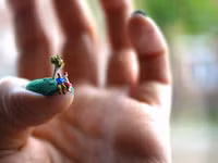 Bộ móng tay phong cảnh đồng quê ảnh 4 Bộ móng tay tinh xảo