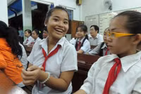 Với học sinh trường phổ cập, lễ khai giảng là điều khẳng định mình được đến trường