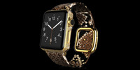 Chiêm ngưỡng chiếc Apple Watch “khủng” có giá 3,8 tỉ đồng ảnh 8 Gold Apple Watch Brilliance Parte Exotic dây da trăn có giá 2.397 Bảng Anh