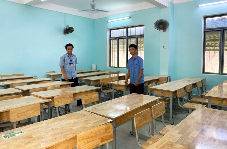 Các điểm thi đã cơ bản hoàn tất công tác chuẩn bị.