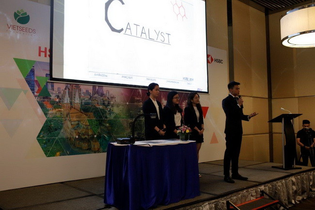 Các thành viên đội ĐH RIMT TPHCM trình bày bài thi trước ban giám khảo. Các thành viên đội ĐH RIMT TPHCM trình bày bài thi trước ban giám khảo.