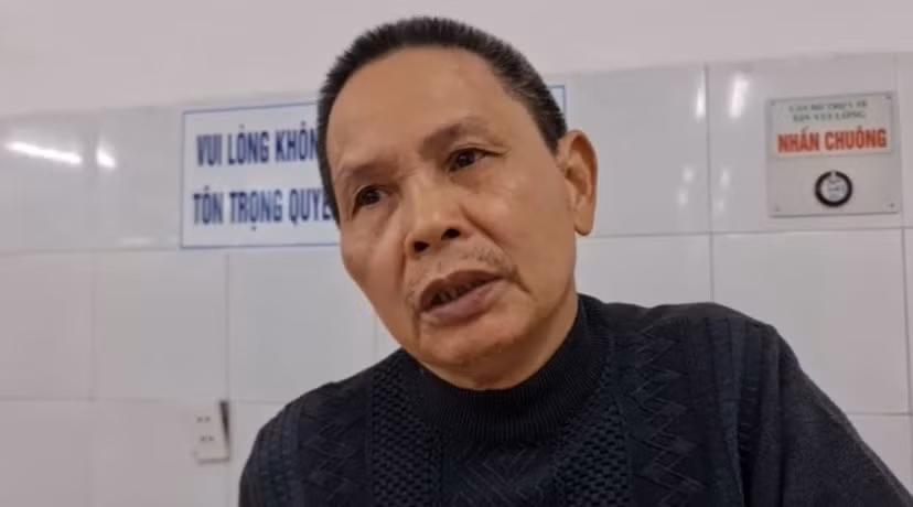 Ông Tính nhớ lại thời điểm xe khách bị tai nạn. 