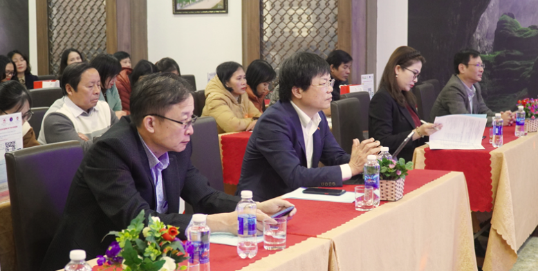 Lãnh đạo Sở Y tế Quảng Bình tham dự Hội nghị. Ảnh: N.H. Lãnh đạo Sở Y tế Quảng Bình tham dự Hội nghị. Ảnh: N.H.