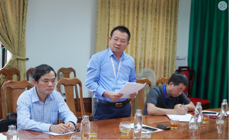 Lãnh đạo Trung tâm Kiểm soát bệnh tật thông tin về công tác phòng chống dịch bệnh. Lãnh đạo Trung tâm Kiểm soát bệnh tật thông tin về công tác phòng chống dịch bệnh.