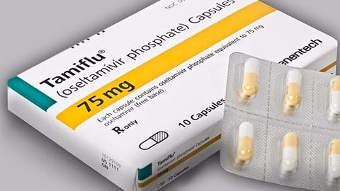 Thuốc Tamiflu điều trị cúm (internet).