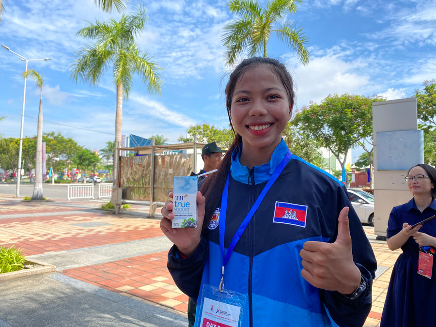 Một vận động viên của Campuchia. Một vận động viên của Campuchia.