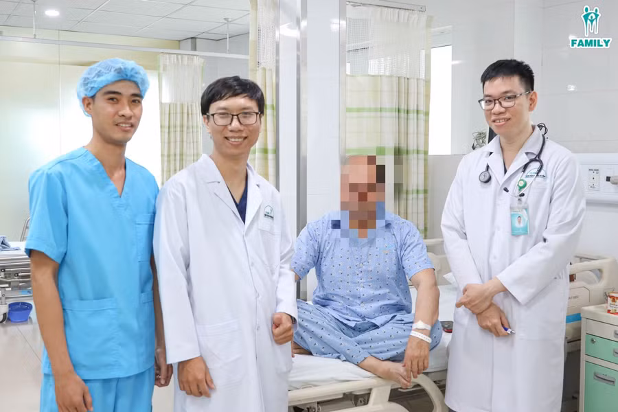 Bệnh nhân B. đã đủ sức khoẻ để về nước.