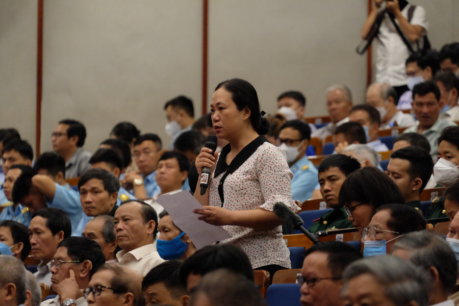 Cử tri Lê Thị Bích Hoàng (quận Hải Châu, Đà Nẵng). Ảnh: Hoàng Vinh Cử tri Lê Thị Bích Hoàng (quận Hải Châu, Đà Nẵng). Ảnh: Hoàng Vinh