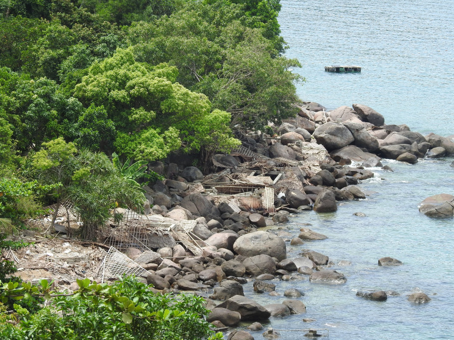 Một góc bãi biển ở bán đảo Sơn Trà. (Ảnh: Hoàng Vinh) Một góc bãi biển ở bán đảo Sơn Trà. (Ảnh: Hoàng Vinh)