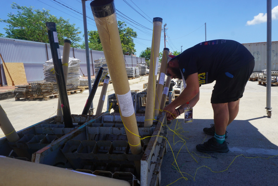 Ông Romeo - thành viên đội Italia cho biết, đội đã chuẩn bị kỹ lưỡng và tự tin mang đến cho khán giả màn trình diễn ấn tượng. Ảnh: Hoàng Vinh.