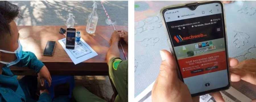 Chương trình còn được lan tỏa đến các chốt chống dịch trên địa bàn huyện Thạnh Phú- Bến Tre