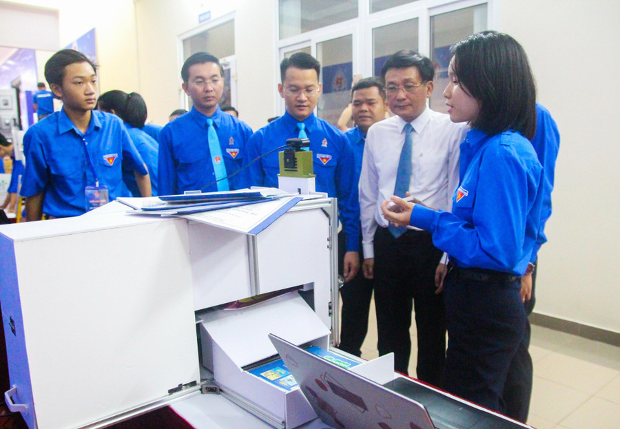 Các mô hình thu hút sự quan tâm của Đại biểu tham dự Đại hội.