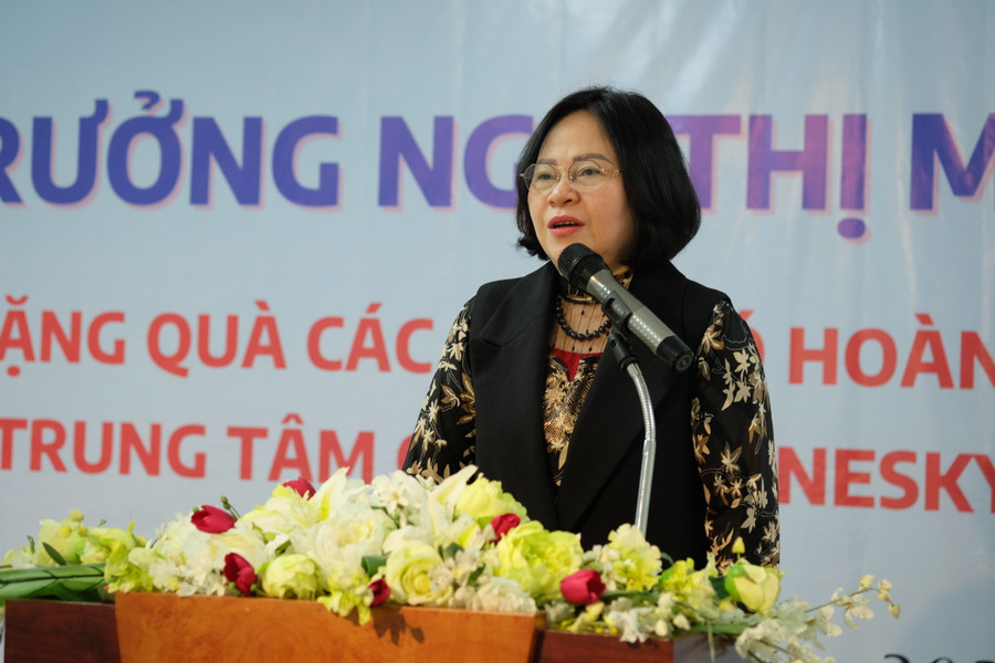 Thứ trưởng Ngô Thị Minh phát biểu tại buổi tọa đàm. Thứ trưởng Ngô Thị Minh phát biểu tại buổi tọa đàm.