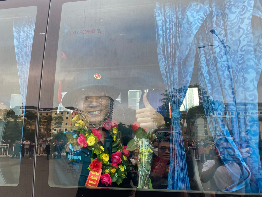 Tinh thần hăng hái, phấn khởi khi thực hiện nghĩa vụ quân sự. Ảnh: Hoàng Vinh. Tinh thần hăng hái, phấn khởi khi thực hiện nghĩa vụ quân sự. Ảnh: Hoàng Vinh.