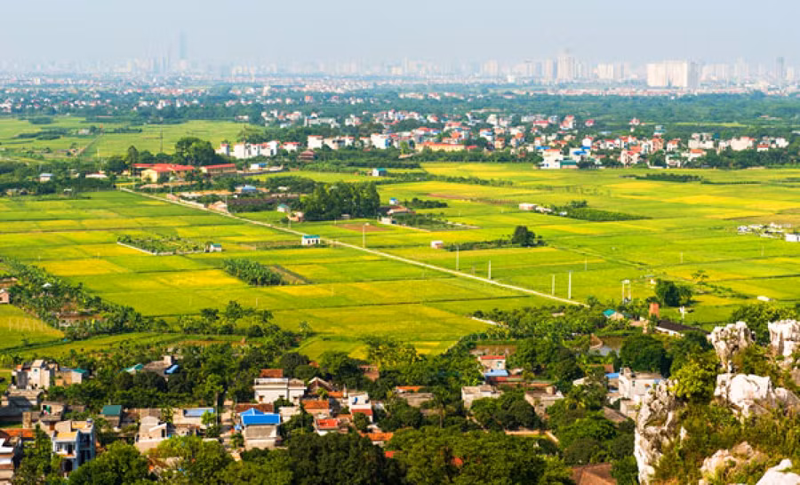 Thành phố Hà Nội đã có 6 huyện được công nhận đạt chuẩn nông thôn mới. Nguồn ảnh: Lao động thủ đô