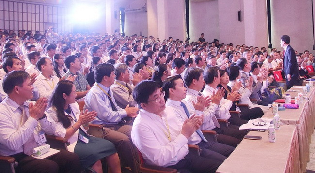 Quang cảnh buổi lễ khai giảng