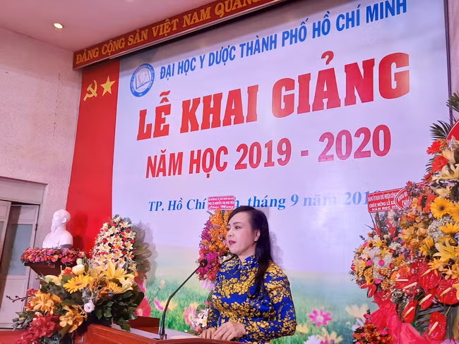 Bộ trưởng Nguyễn Thị Kim Tiến phát biểu tại buổi lễ. 