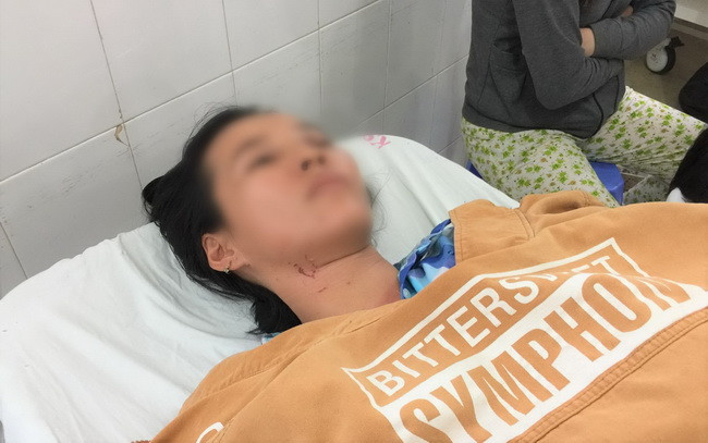 Chị M. được đưa đến cấp cứu tại BV Đa Khoa Tây Ninh ( Ảnh: Báo Tây Ninh)