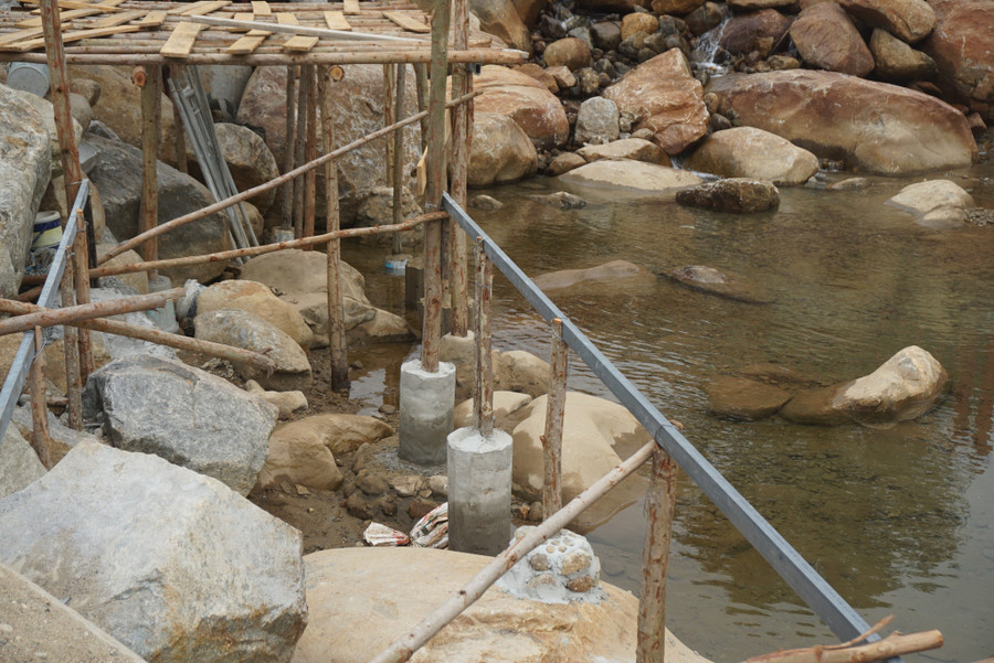 Những công trình vi phạm sẽ bị tháo dỡ, trả nguyên hiện trạng. Ảnh: Hoàng Vinh.