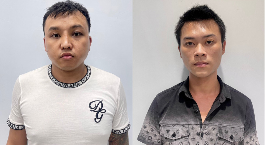 Nguyễn Phúc Hậu (trái) và Phạm Văn Hoàng. Ảnh: Công an Đà Nẵng. Nguyễn Phúc Hậu (trái) và Phạm Văn Hoàng. Ảnh: Công an Đà Nẵng.
