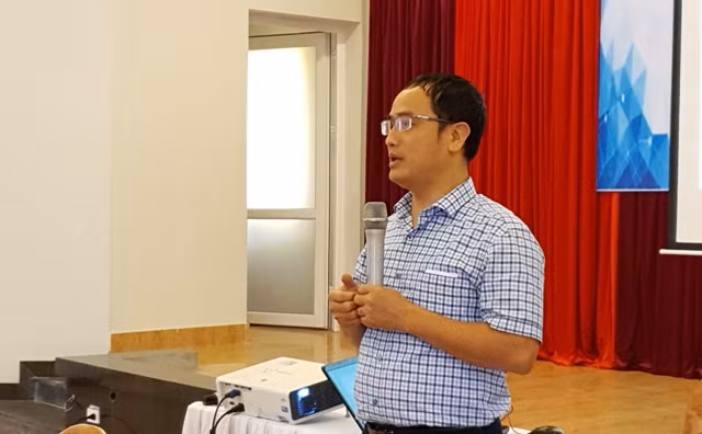 Ông Nguyễn Chí Trường phát biểu tại hội nghị