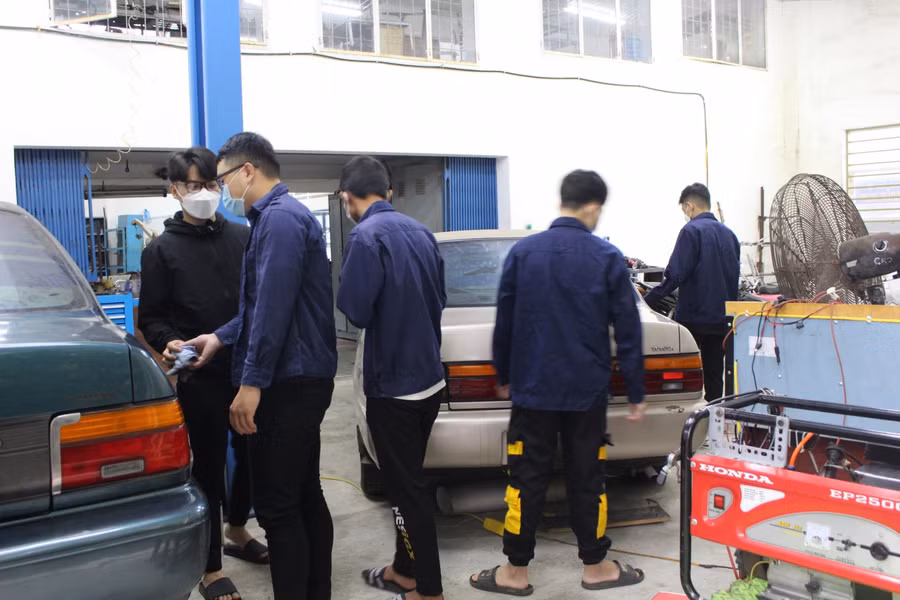 Sinh viên thực tập.