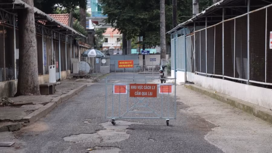 Khu vực cách ly để phòng dịch Covid-19.