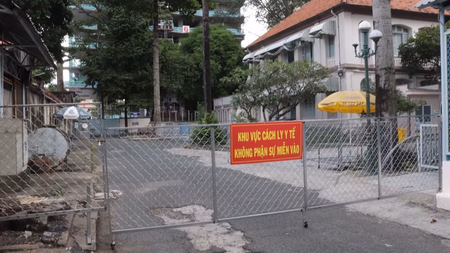 Khu vực cách ly điều trị bệnh nhi Covid-19. (Ảnh: BVCC).