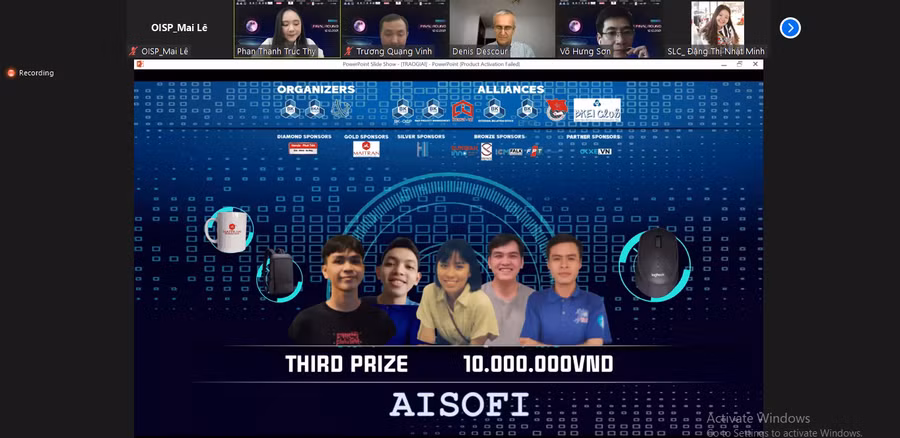 Nhóm AISoFi đồng giải Ba
